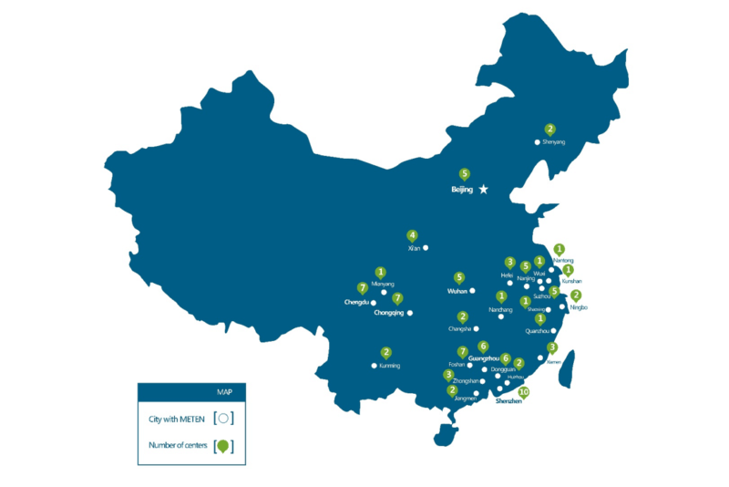 Meten English Campuses in China