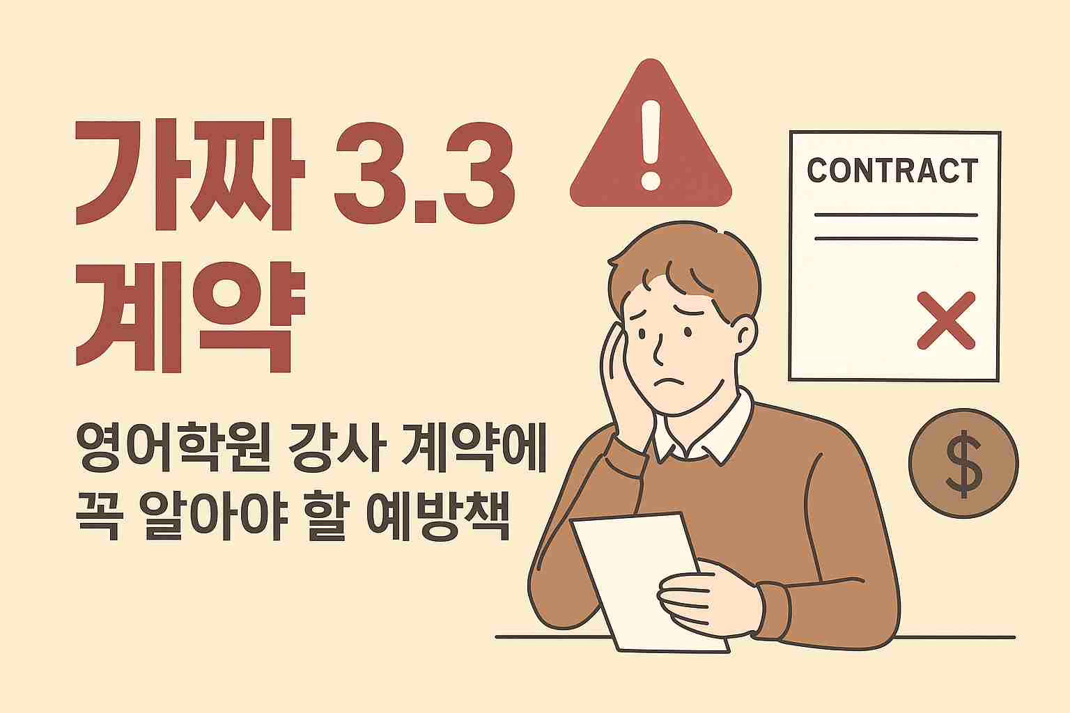 원어민 강사 프리랜서 계약